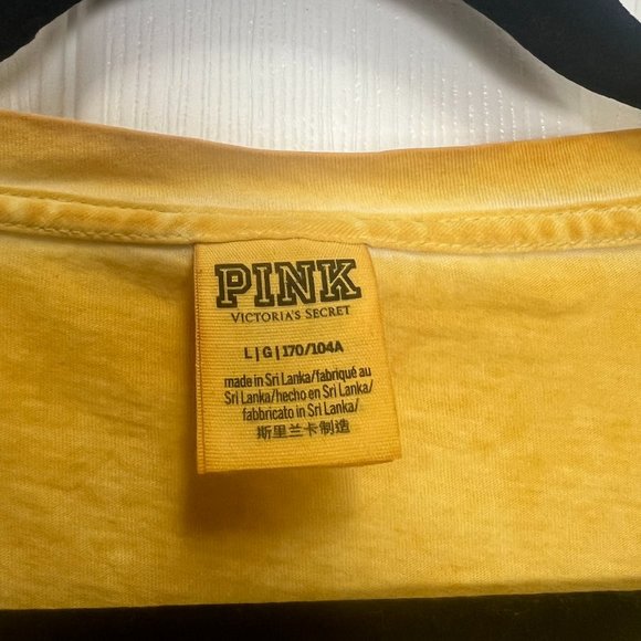 Victoria's Secret PINK Oversized Short Sleeve Campus Tee - Picture 3 of 6